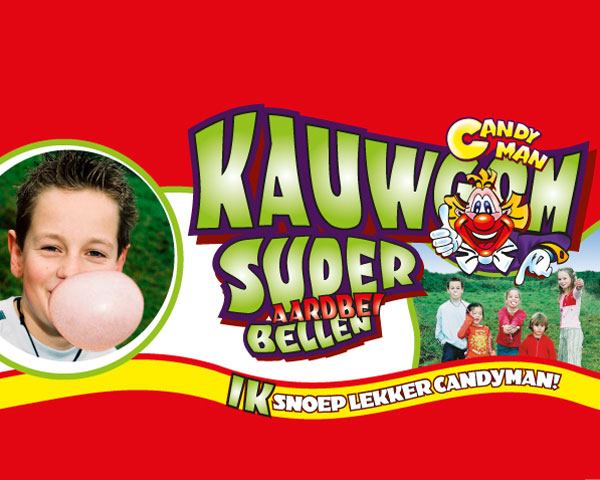 Verpakking Candyman Kauggomebanderol